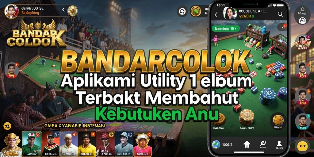 Tampilan antarmuka dari BANDARCOLOK yang menarik dan fungsional.