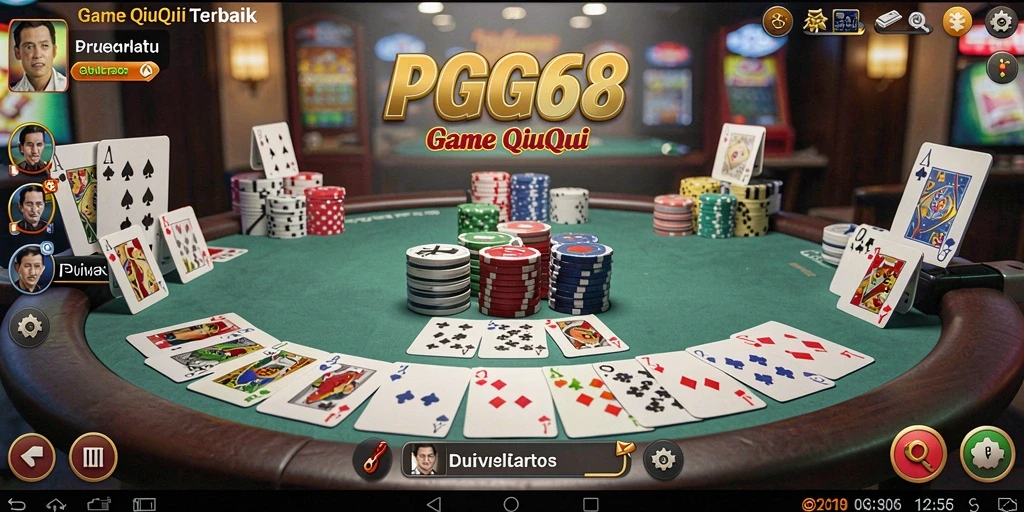 Screenshot gameplay PGG68 yang seru dalam permainan QiuQiu.