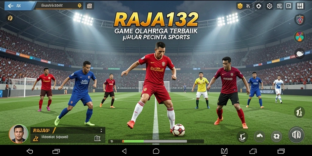 Tampilan gameplay olahraga yang menegangkan dari RAJA132.
