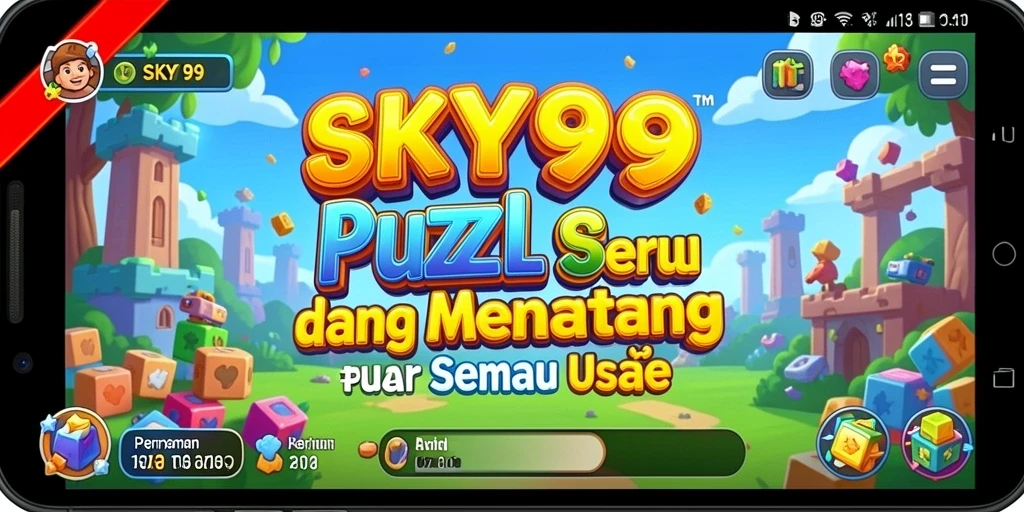 Tampilan gameplay <strong>SKY99</strong> yang menarik dan penuh tantangan puzzle.