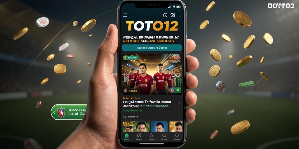 Tampilan antarmuka pengguna TOTO12 dalam taruhan Sportsbook yang interaktif.