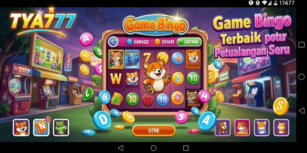 Screenshot TYA777 menampilkan suasana seru permainan Bingo.