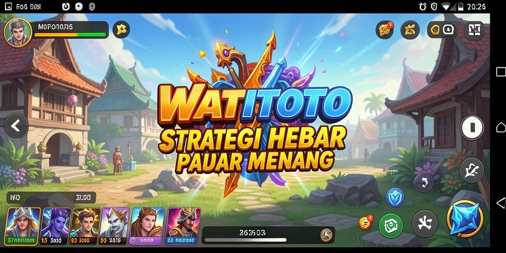 Screenshot gameplay <strong>WATITOTO</strong> menampilkan aksi strategi yang mendebarkan.